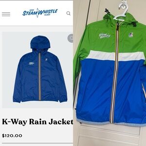 Steam Whistle Brewing K-Way Packable Jacket